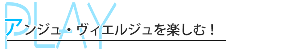 アンジュ・ヴィエルジュを楽しむ！